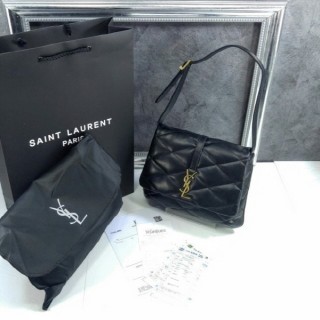 생** 698567 숄더백 핸드백 퀼팅 YSL 금장 로고 블랙 LE 57 AAAO0 698567AAAO01000