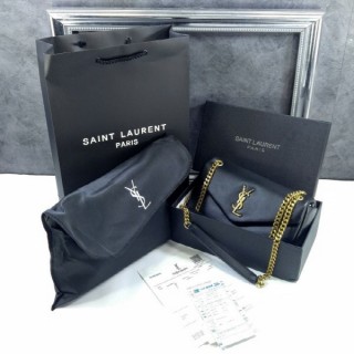 생** CALYPSO 칼립소 YSL 메탈 체인 스트랩 숄더백 (풀박스)